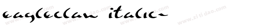 Eagleclaw Italic字体转换